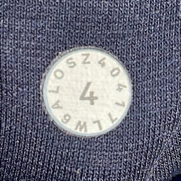 Lululemon Train Times Crop Leggings 17" Mini Blush Blossom Alpine White Blue 4 - Picture 14 of 14